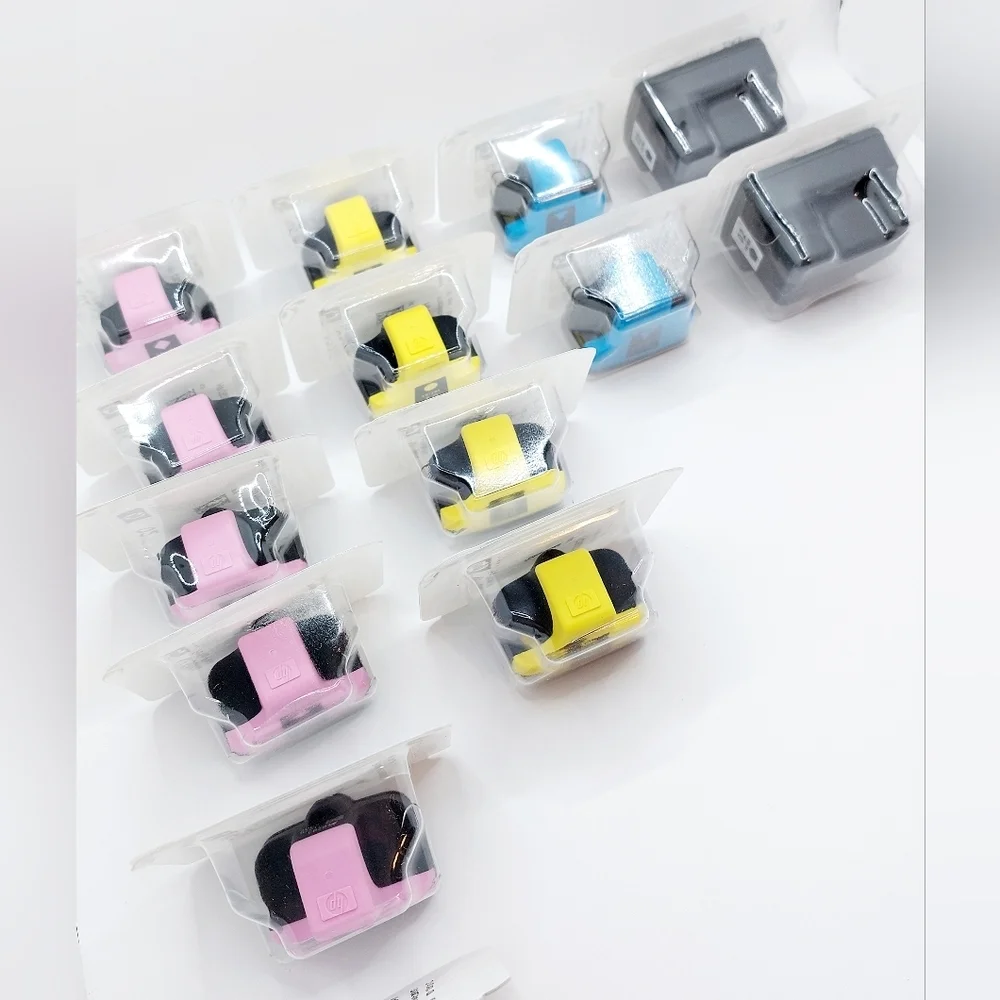 Pink, Yellow, Blue,‎ Black Photo Packs HP 02 Series Bundle Of 14